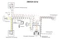 Kabelbaum komplett f&uuml;r SIMSON S51/N 6V - Unterbrecherz&uuml;ndung, mit Schaltplan