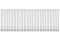 Speichensatz für SIMSON S50, S51, S70, KR51, KR51/1, KR51/2 Schwalbe, SR4 - verchromt, 1 Rad