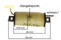 Zündspule (6V) für ILO M125, MG125, MG150, MG175, MGT200, 250 - Abgang parallel