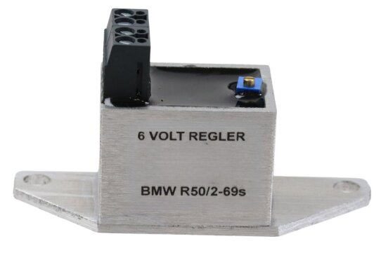 Elektronischer Regler 6V für BMW R51/2, R51/3, R67, R67/2, R67/3, R68 - innenliegend