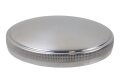 Tankdeckel 60 mm - Alu, poliert, R&auml;ndelung oben