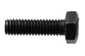 Schraube M12x30 Sechskant DIN 933 - schwarz