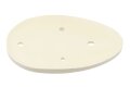 Gummiplatte zum Originalr&uuml;cklicht f&uuml;r AWO, BK, MZ ES, RT 125, IWL - beige