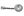Gasgriffzugkette für BMW R50/5, R60/5, R75/5, R60/6, R75/6, R90/6, R90S