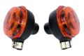 Blinker, Blinkleuchten f&uuml;r MZ ETS, TS, ETZ 125, 150, 250, 251 - vorn &amp; hinten, rund