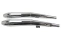 Auspuff, Schalld&auml;mpfer-Satz f&uuml;r BMW R60/6, R75/6, R90/6, R90S - Zigarrenform, verchromt