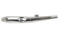Auspuff, Schalld&auml;mpfer-Satz f&uuml;r BMW R60/6, R75/6, R90/6, R90S - Zigarrenform, verchromt