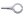 Blinkerhalter vorn für BMW R50/5, R60/5, R75/5, R60/6, R60/7, R75/7, R80/7, R100/7 - kurz