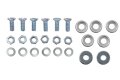 Befestigungs-Set zu Alu-Trittbrettern f&uuml;r SIMSON KR51/1, KR51/2 Schwalbe - mit Senkscheiben (neue Form)