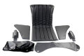 Sitz, Verkleidung, Spritzdecke f&uuml;r Seitenwagen Super Elastik - schwarz