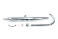 Auspuffanlage f&uuml;r IFA  RT 125/1, MZ RT 125/2 - Zigarre, Rahmenbefestigung