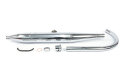 Auspuffanlage f&uuml;r IFA  RT 125/1, MZ RT 125/2 - Zigarre, Rahmenbefestigung