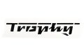 Schriftzug (Klebefolie, Aufkleber) "Trophy" - groß - für MZ ES 175/2, 250/2