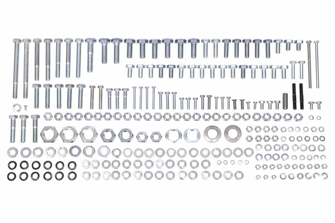 MZ ETZ 150 Normteile Satz Schraube für Rahmen Lenker Schraubensatz 306 Tlg 8.8.