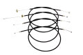 Bowdenzug-Set für DKW RT 200 - 4-teilig, schwarz
