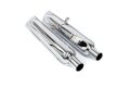Auspufftopf (Paar) f&uuml;r BMW R51/3, R67, R67/2, R67/3, R68 - Schwalbenschwanz, verchromt
