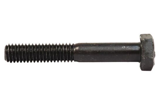 Schraube M6x 60 Sechskant DIN 931 - schwarz