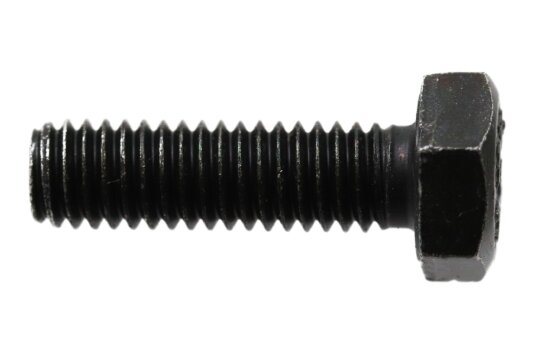 Schraube M10x18 Sechskant DIN 933 - schwarz