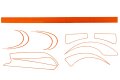 Linierungssatz (orange) für SIMSON SR2, SR 2E - Alternative zur Handlinierung