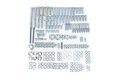 Schraubensatz, Normteile für Rahmen MZ TS 125, 150 (242 Teile)