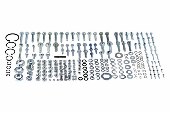 Schraubensatz, Normteile Rahmen für MZ ETZ 125, 150 (261 Teile)
