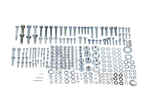 Schraubensatz, Normteile für Rahmen IFA, MZ BK 350 (270 Teile)