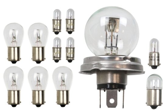 Glühbirnen für MZ TS 125, 150 - 12V (Lampenset,...