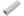 Griffgummi 26 mm - ballig, offen, grau