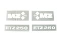 Schriftzug (Lackierschablone) passend für MZ ETZ 250