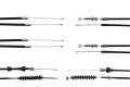 Bowdenzug-Set für BMW R50/5, R60/5 - schwarz